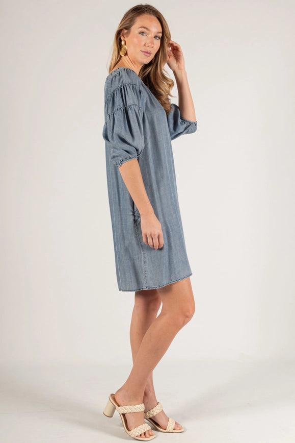 Denim Bubble Dress