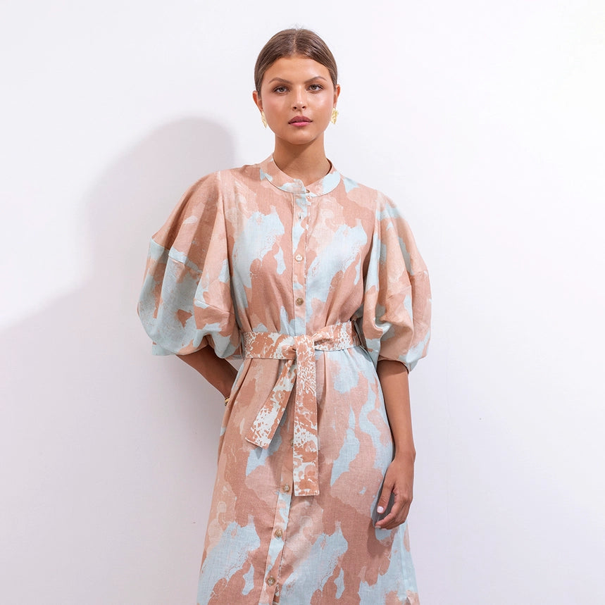 Gerald Aqua Maxi Dress