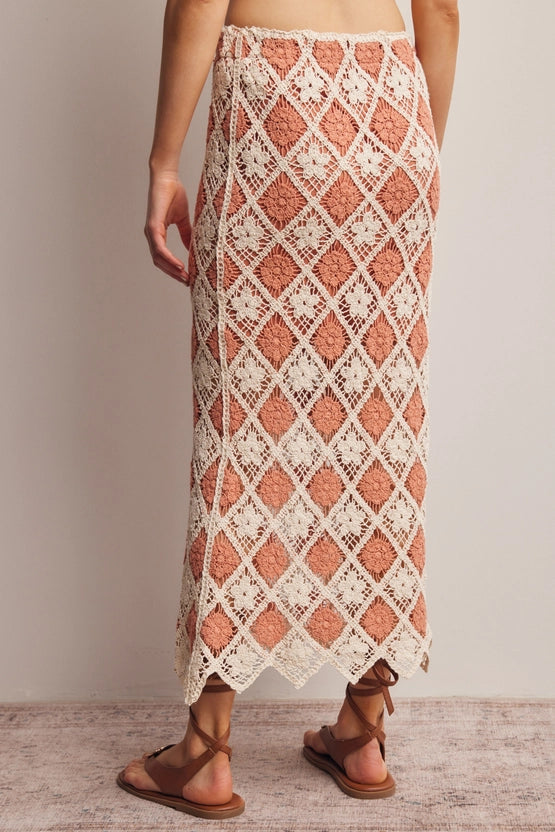 Diamond Club Crochet Skirt