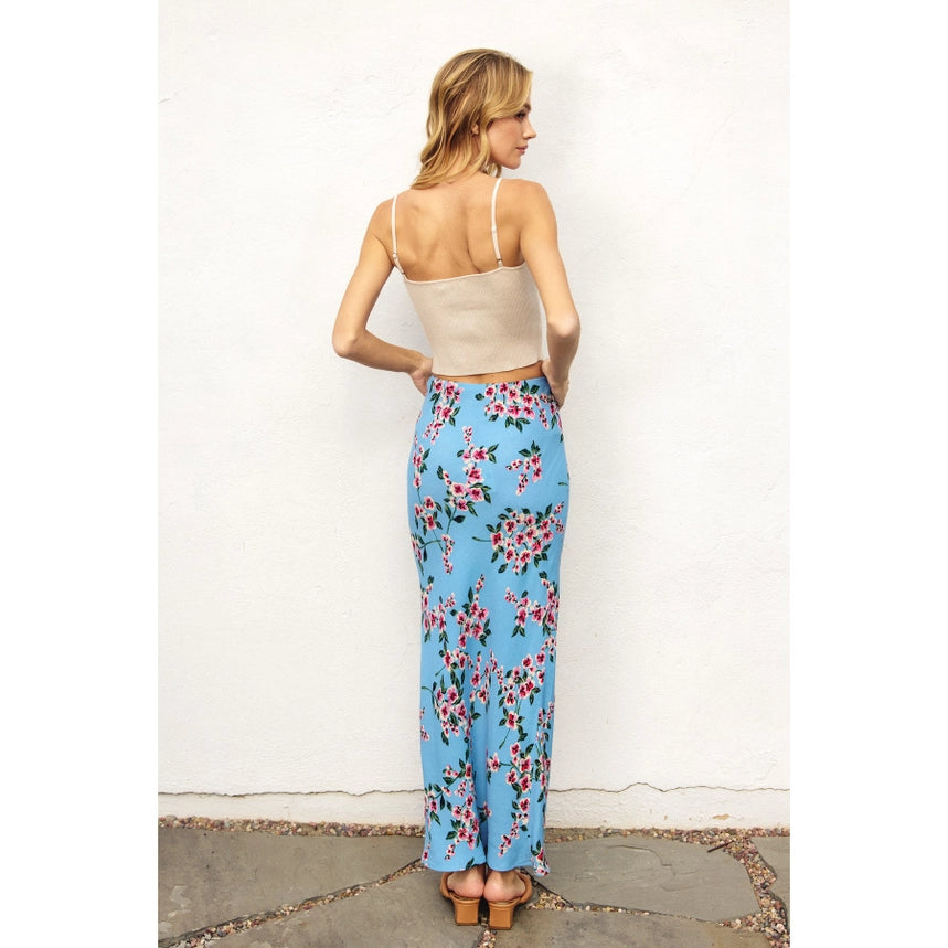 Cherry Blossom Midi Skirt