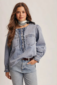 Isabelle Denim Top