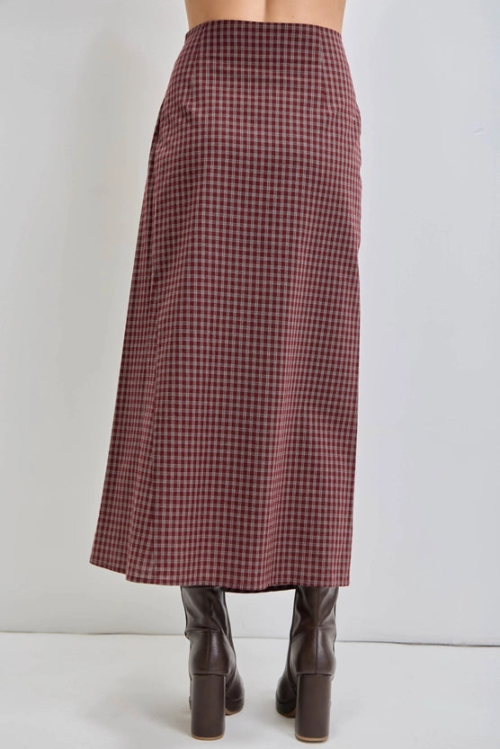 Reva Plaid Skirt