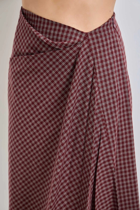 Reva Plaid Skirt