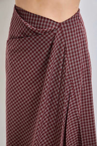Reva Plaid Skirt