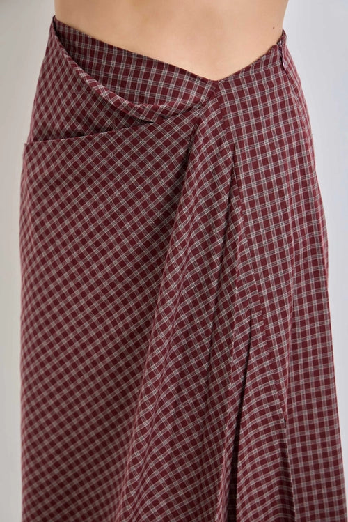 Reva Plaid Skirt