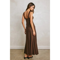 Linen Flared Maxi Skirt