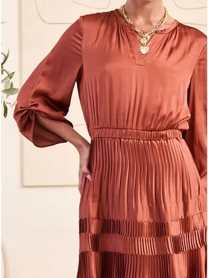 Vivian Satin Dress