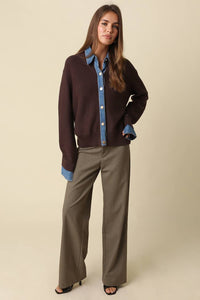 Lover Denim Cardigan