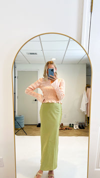 Cara Textured Slip Skirt
