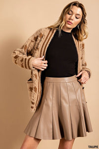 You're Invited Leather Skirt
