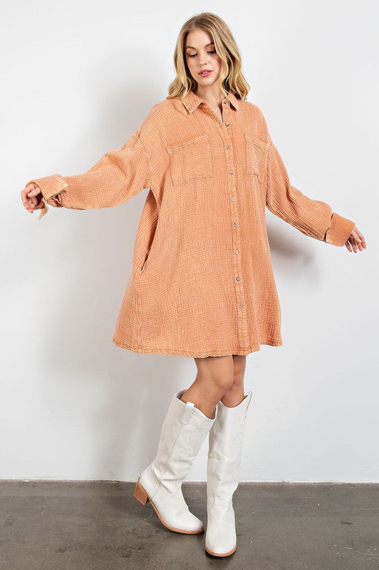 Nonstop Shirt Dress (Short)