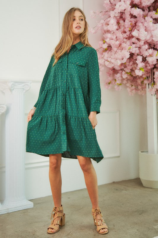 Katy Swiss Dot Dress