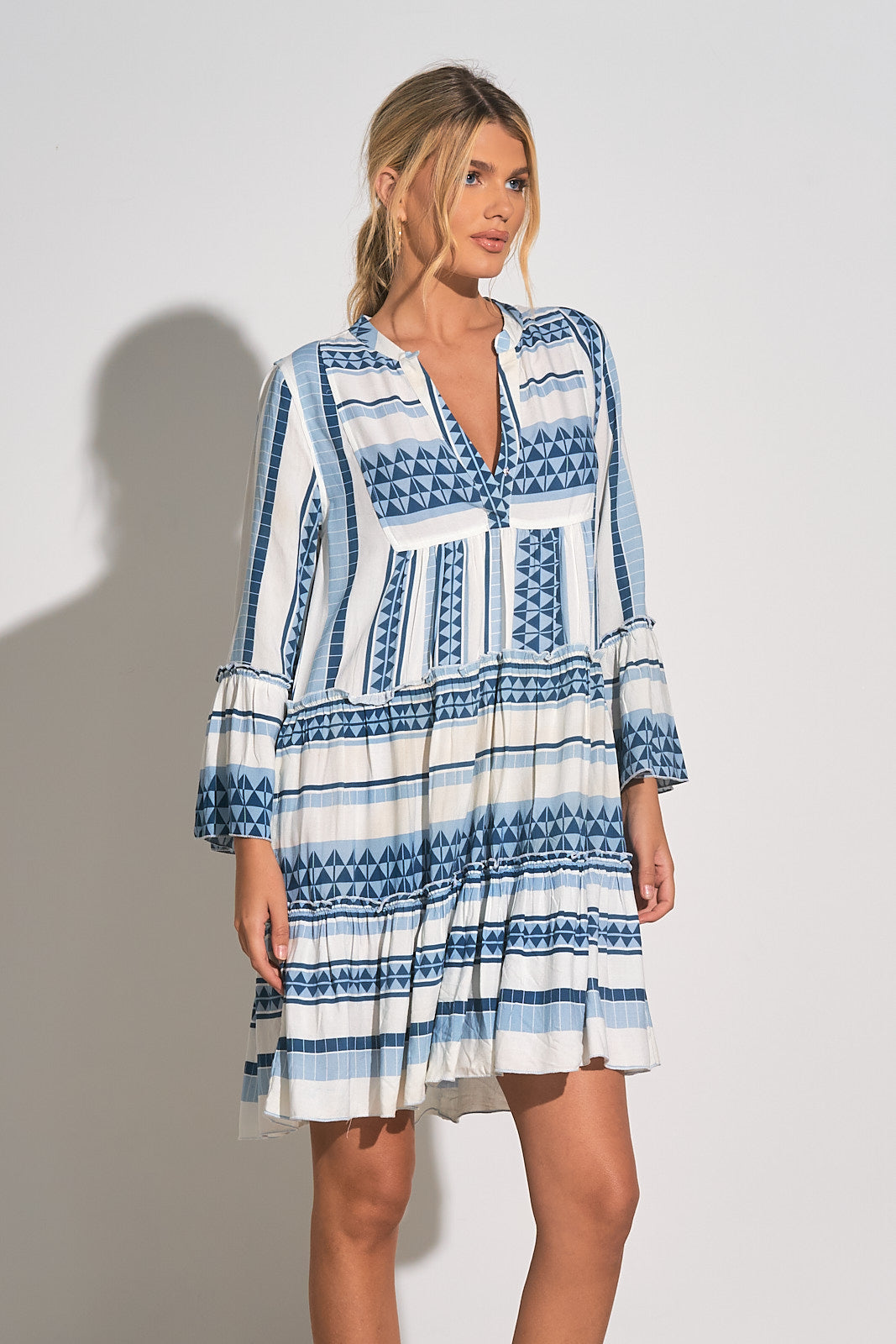 Blue 2024 tunic dress