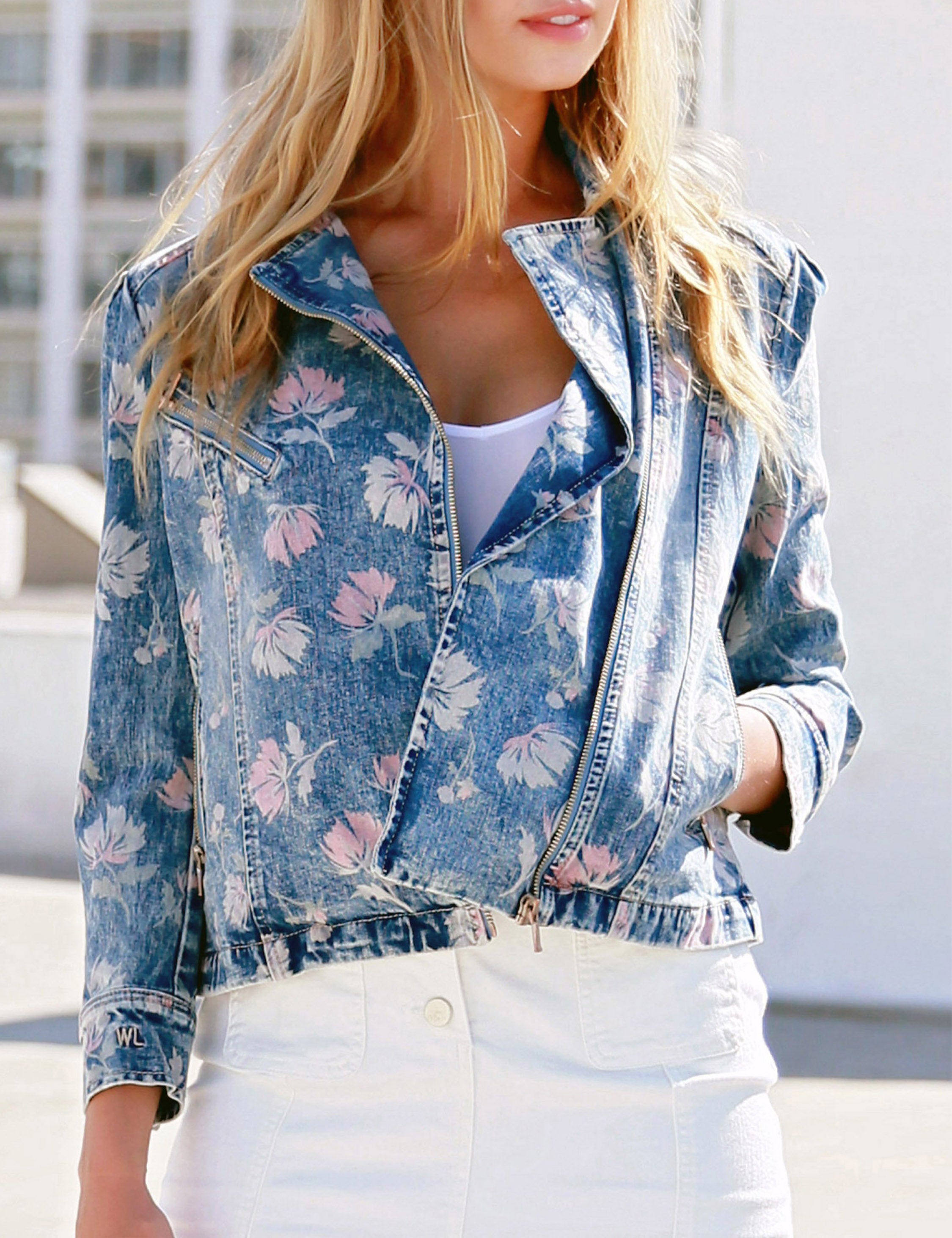 Girls Floral Denim Jacket | Cute Girls' Clothes – Hayden Girls
